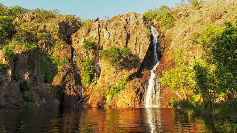 beautiful wangi waterfalls in litchfield national park